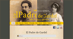 Desktop Screenshot of elpadredegardel.com
