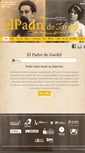 Mobile Screenshot of elpadredegardel.com